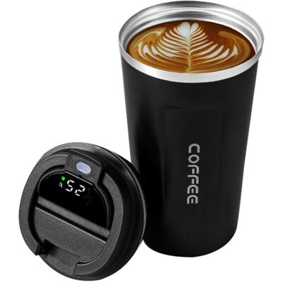 Semoic 510Ml Thermo Bottle for Coffee LED Temperature Display Thermal Mug Insulated Tu Semoic 510Ml Thermo Bottle for Coffee LED Temperature Display Thermal Mug Insulated Tu