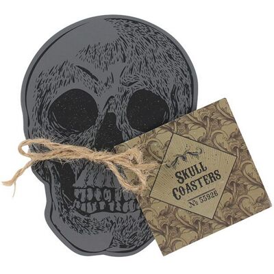 Cabinet Of Curiosities Skull Coasters (Set of 4) Cabinet Of Curiosities Skull Coasters (Set of 4)