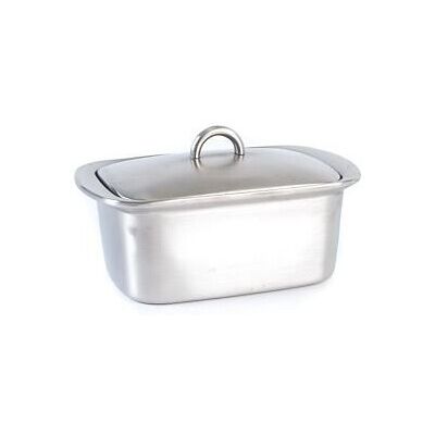 Lakeland Stainless Steel Insulated Butter Dish with Lid Lakeland Stainless Steel Insulated Butter Dish with Lid