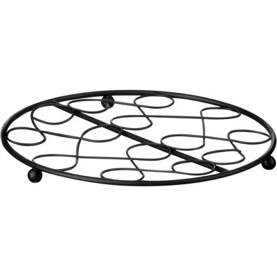Premier Housewares Heat Resistant Black Twist Trivet Premier Housewares Heat Resistant Black Twist Trivet