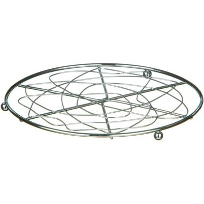 Premier Housewares Polished Chrome Geometric Trivet Silver Metal Premier Housewares Polished Chrome Geometric Trivet Silver Metal