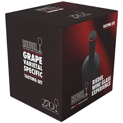 Riedel Hand Made Fatto A Mano 4 Piece Glass Tasting Set Black Tie Riedel Hand Made Fatto A Mano 4 Piece Glass Tasting Set Black Tie