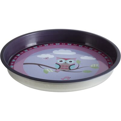 Premier Housewares 507322 Happy Owls Serving Tray, Round, Tin, Multi-Colour, 33 Premier Housewares 507322 Happy Owls Serving Tray, Round, Tin, Multi-Colour, 33
