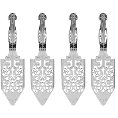 Typecat 4 Pieces Absinthe Spoons, Stainless Steel Absinthe Cocktails Spoon Making Kit Go Typecat 4 Pieces Absinthe Spoons, Stainless Steel Absinthe Cocktails Spoon Making Kit Go