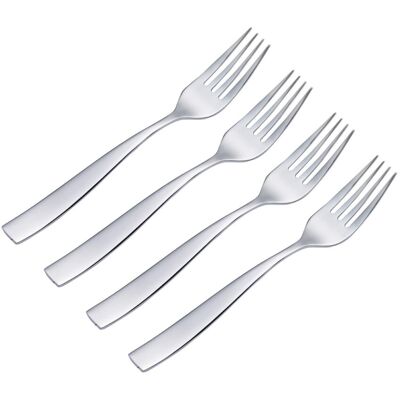 Viners Everyday Purity Dinner Fork Set of 4 Stainless Steel Cutlery Mirror P Viners Everyday Purity Dinner Fork Set of 4 Stainless Steel Cutlery Mirror P