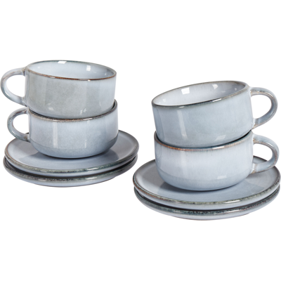 Beliani Juniper Ceramic Set - 220ml, 4 pcs Beliani Juniper Ceramic Set - 220ml, 4 pcs