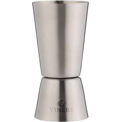 Viners Barware Double Deluxe Dual Spirit Measure Cocktail Jigger Brushed Stain Viners Barware Double Deluxe Dual Spirit Measure Cocktail Jigger Brushed Stain
