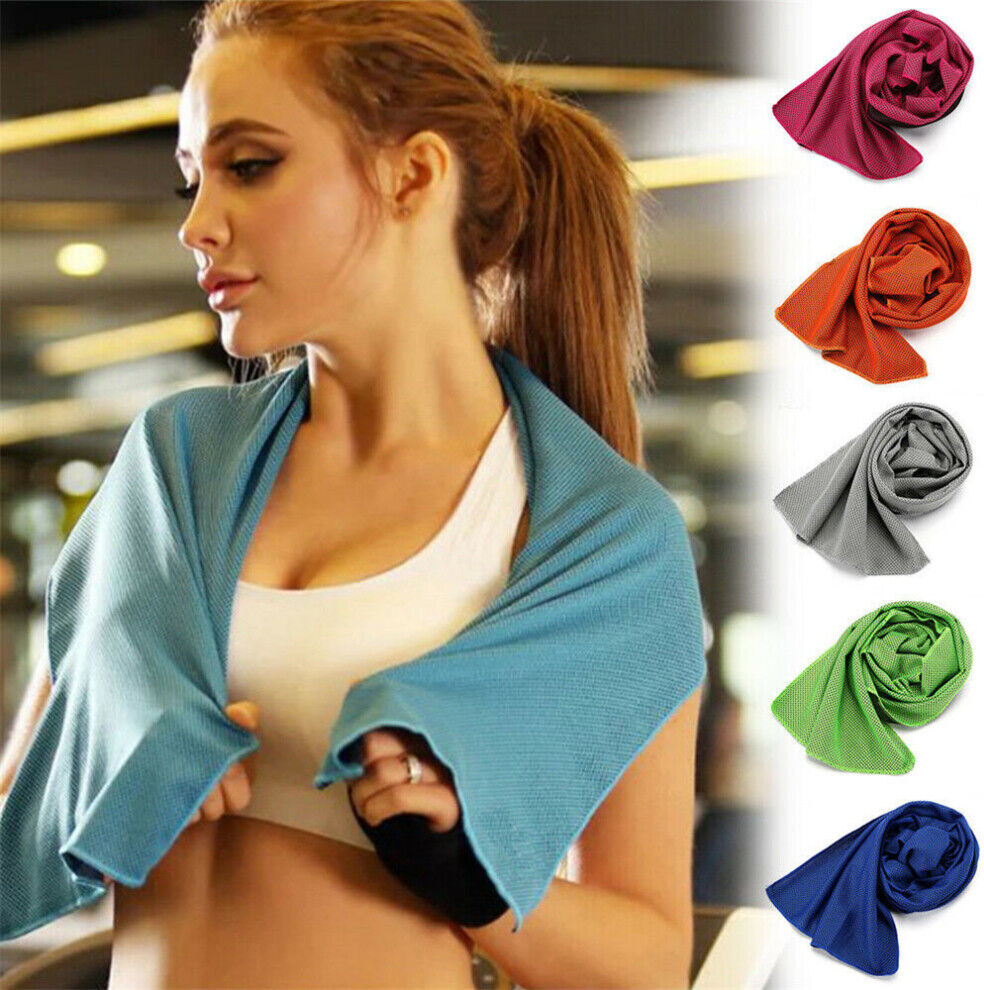 Unbranded (   pink) Instant Cooling Towel ICE Cold Golf Cycling Jogging Gym Sports Outdoor