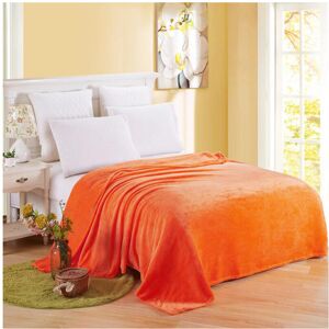 Unbranded (Orange, 70*100cm) Luxury Throw Blanket Unbranded (Orange, 70*100cm) Luxury Throw Blanket