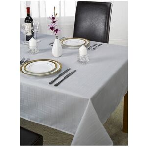 Emma Barclay Chequers Jacquard Table Cloth - Silver - 50x70 Emma Barclay Chequers Jacquard Table Cloth - Silver - 50x70