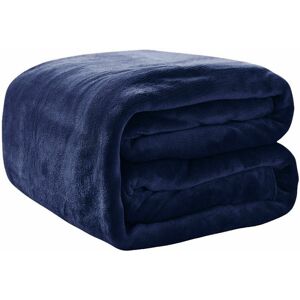 Shaggy Rugs UK (King) Navy-Light Large Luxury Mink Blanket UK Size Shaggy Rugs UK (King) Navy-Light Large Luxury Mink Blanket UK Size