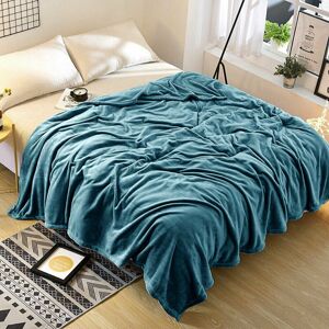 Shaggy Rugs UK (Teal , Double (150 x 200)CM) Fleece Blanket Large Sofa Throw Warm Faux Fur Mink Shaggy Rugs UK (Teal , Double (150 x 200)CM) Fleece Blanket Large Sofa Throw Warm Faux Fur Mink