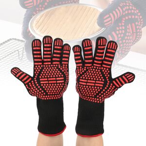 Unbranded 1 Pair Extreme Heat Resistant Mitts BBQ Grilling Cook Oven Gloves Unbranded 1 Pair Extreme Heat Resistant Mitts BBQ Grilling Cook Oven Gloves