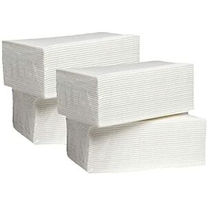 Jenpak Pack of 100 Luxury White Paper Airlaid Disposable Paper Hand Towels/Table Napkin Jenpak Pack of 100 Luxury White Paper Airlaid Disposable Paper Hand Towels/Table Napkin