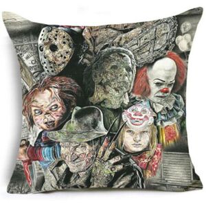 Unbranded (#13 bride of chucky) Chucky Good Guy doll horror movie design cushion cover Unbranded (#13 bride of chucky) Chucky Good Guy doll horror movie design cushion cover