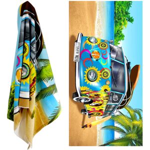 The Magic Toy Shop (Blue) GEEZY Microfibre Beach Towel Bus Design Quick Dry Summer Pool Travel Abso The Magic Toy Shop (Blue) GEEZY Microfibre Beach Towel Bus Design Quick Dry Summer Pool Travel Abso