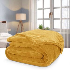 Yorkshire Bedding (king, Mustard) Faux Fur Fleece Blanket Sofa Throw Soft Warm Bed Mink Single Dou Yorkshire Bedding (king, Mustard) Faux Fur Fleece Blanket Sofa Throw Soft Warm Bed Mink Single Dou