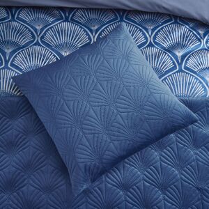 (Navy) Catherine Lansfield Art Deco Pearl Textured Filled Cushion (Navy) Catherine Lansfield Art Deco Pearl Textured Filled Cushion