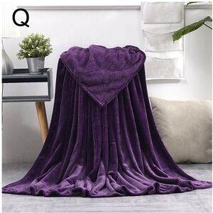 FATCAT (Dark purple, 200x230cm) Coral Fleece Blanket Soft Luxury Warm Home Sofa Bed Thr FATCAT (Dark purple, 200x230cm) Coral Fleece Blanket Soft Luxury Warm Home Sofa Bed Thr