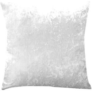 Unbranded (24 x 24 inches (60 x 60 cm), White) Crushed Velvet Cushion Covers Throw Pillow Unbranded (24 x 24 inches (60 x 60 cm), White) Crushed Velvet Cushion Covers Throw Pillow