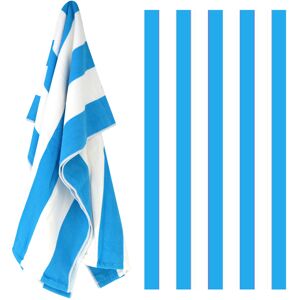 GEEZY - Blue Stripes Microfibre - Large - Beach Bath Towel GEEZY - Blue Stripes Microfibre - Large - Beach Bath Towel