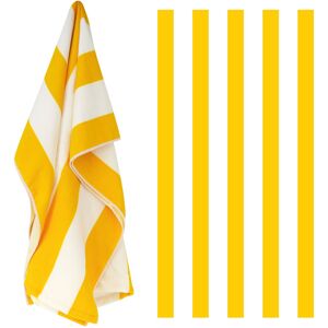 (Orange Stripes) GEEZY Microfibre Beach Towel Stripes Design Quick Dry Summer Po (Orange Stripes) GEEZY Microfibre Beach Towel Stripes Design Quick Dry Summer Po