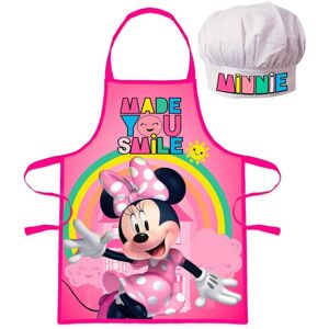 Disney Junior Minnie Mouse Apron and Chef's Hat. Age 3-8 years Disney Junior Minnie Mouse Apron and Chef's Hat. Age 3-8 years