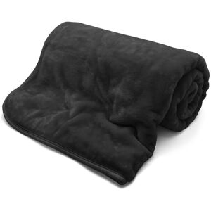Bluemoon Bedding (Black, King - 200 x 240 cm) Luxury Faux Fur Large Mink Fleece Throw Sofa Bed So Bluemoon Bedding (Black, King - 200 x 240 cm) Luxury Faux Fur Large Mink Fleece Throw Sofa Bed So