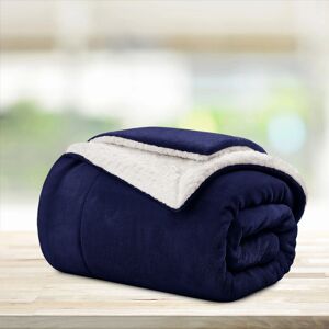 SUPREME BEDDING LTD (Navy Blue Sherpa Blankets) Sherpa Fleece Throw Blankets, Fluffy Winter Warm Sof SUPREME BEDDING LTD (Navy Blue Sherpa Blankets) Sherpa Fleece Throw Blankets, Fluffy Winter Warm Sof