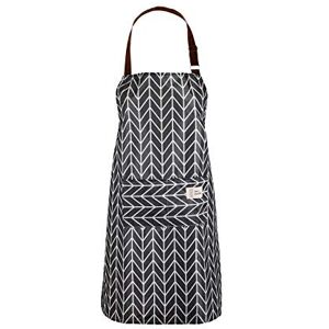 Yuzhou PVC Apron Kitchen Apron Waterproof Vinyl Cooking Apron with Pockets Wipe Clean A Yuzhou PVC Apron Kitchen Apron Waterproof Vinyl Cooking Apron with Pockets Wipe Clean A