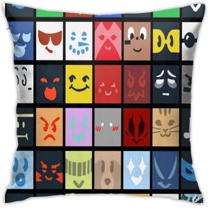 KEROTA Bee Swarm Simulator Throw Pillow Cover 18x18, Double-Sided Print, Plush Polyeste KEROTA Bee Swarm Simulator Throw Pillow Cover 18x18, Double-Sided Print, Plush Polyeste