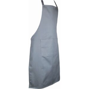 HP (Dark Ash) Full plain apron with front pocket for chefs, butchers, kitchen cooki HP (Dark Ash) Full plain apron with front pocket for chefs, butchers, kitchen cooki