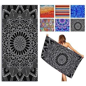Invool Beach Towel, Extra Large 180x80cm Quick Dry Microfiber Towel for Adult, Lightwei Invool Beach Towel, Extra Large 180x80cm Quick Dry Microfiber Towel for Adult, Lightwei