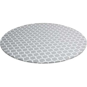 Jojomino Round Tablecloth with Elastic Edge Waterproof Oil Proof PVC Table Cloth Wipe Cle Jojomino Round Tablecloth with Elastic Edge Waterproof Oil Proof PVC Table Cloth Wipe Cle