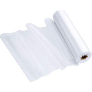 GOTRUST 50 m x 30 cm Fabric Table Runner Tulle Roll Organza Transparent Roll of Organza GOTRUST 50 m x 30 cm Fabric Table Runner Tulle Roll Organza Transparent Roll of Organza