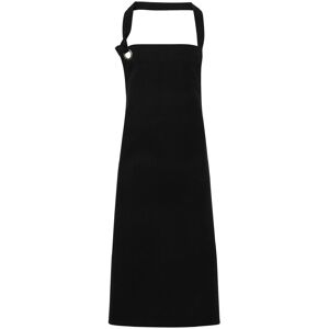 (One Size, Black) Premier Unisex Calibre Heavy Cotton Canvas Bib Apron (One Size, Black) Premier Unisex Calibre Heavy Cotton Canvas Bib Apron