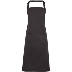 (One Size, Charcoal) Premier Ladies/Womens Colours Bip Apron With Pocket / Workw (One Size, Charcoal) Premier Ladies/Womens Colours Bip Apron With Pocket / Workw
