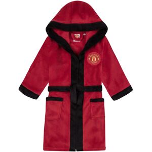 Manchester United Boys Dressing Gown Robe Hooded Fleece Kids OFFICIAL Football Manchester United Boys Dressing Gown Robe Hooded Fleece Kids OFFICIAL Football