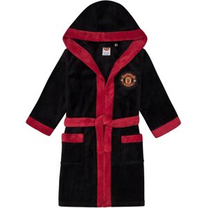 Manchester United Boys Dressing Gown Robe Hooded Fleece Kids OFFICIAL Football Manchester United Boys Dressing Gown Robe Hooded Fleece Kids OFFICIAL Football