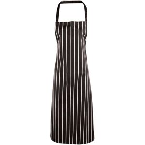 (One Size, Black/White) Premier Stripe Apron (One Size, Black/White) Premier Stripe Apron