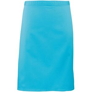 (One Size, Turquoise) Premier Colours Mid Length Apron (One Size, Turquoise) Premier Colours Mid Length Apron