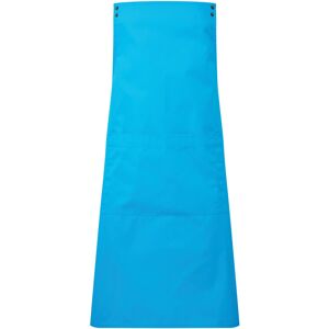 (One Size, Turquoise) Premier Unisex Adult Swap & Pop Customizable Full Apron (One Size, Turquoise) Premier Unisex Adult Swap & Pop Customizable Full Apron