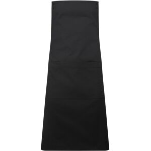 (One Size, Black) Premier Unisex Adult Swap & Pop Customizable Full Apron (One Size, Black) Premier Unisex Adult Swap & Pop Customizable Full Apron