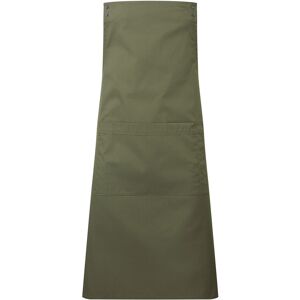 (One Size, Olive) Premier Unisex Adult Swap & Pop Customizable Full Apron (One Size, Olive) Premier Unisex Adult Swap & Pop Customizable Full Apron