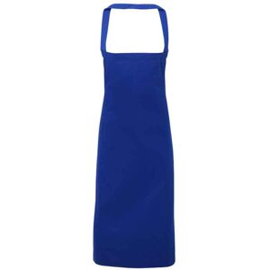 (One Size, Royal Blue) Premier Unisex Adult Cotton Bibbed Apron (One Size, Royal Blue) Premier Unisex Adult Cotton Bibbed Apron