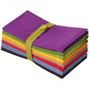 cOTTON cRAFT Multicolor cloth Napkins - Set of 12 Pure cotton Everyday Lunch Din cOTTON cRAFT Multicolor cloth Napkins - Set of 12 Pure cotton Everyday Lunch Din