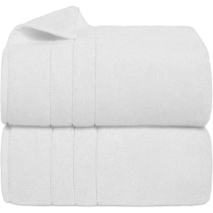 Trading Advance (White) 2 Piece Egyptian Cotton Towels Large Bath Towel Sheet Super Soft Towel B Trading Advance (White) 2 Piece Egyptian Cotton Towels Large Bath Towel Sheet Super Soft Towel B