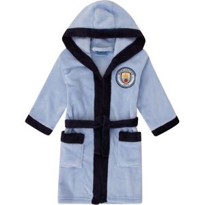 Manchester City FC Manchester City Boys Dressing Gown Robe Hooded Fleece Kids OFFICIAL Football Manchester City FC Manchester City Boys Dressing Gown Robe Hooded Fleece Kids OFFICIAL Football