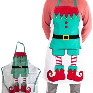 SHATCHI (ELF Costume) Christmas Kitchen Apron Santa Elf Costume Muscleman Baking Accesso SHATCHI (ELF Costume) Christmas Kitchen Apron Santa Elf Costume Muscleman Baking Accesso