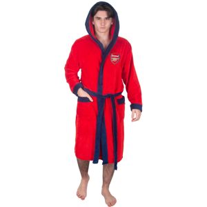 (Red, Large) Arsenal FC Mens Dressing Gown Robe Hooded Fleece OFFICIAL Football (Red, Large) Arsenal FC Mens Dressing Gown Robe Hooded Fleece OFFICIAL Football